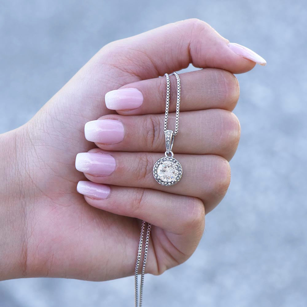 My Amazing Mom | Eternal Hope Necklace | Merry Christmas | Message Card Jewelry Gift