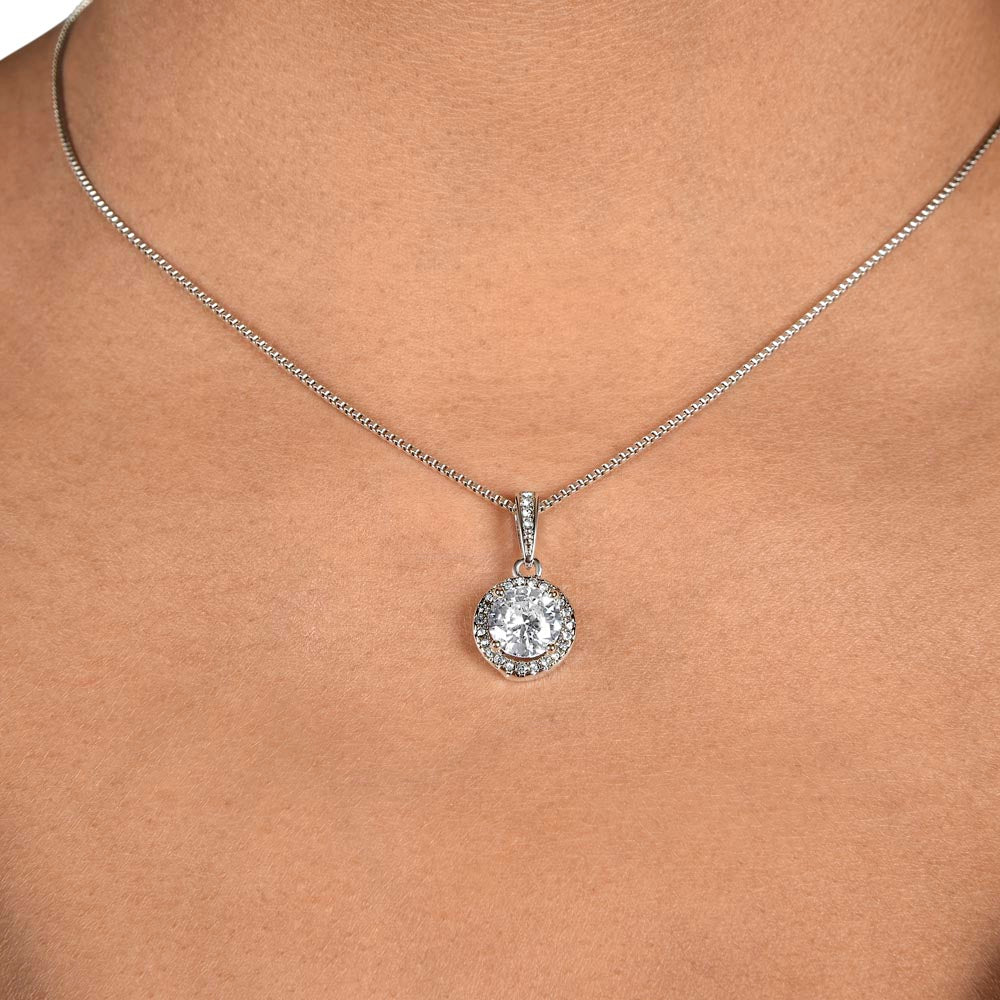 My Amazing Mom | Eternal Hope Necklace | Merry Christmas | Message Card Jewelry Gift