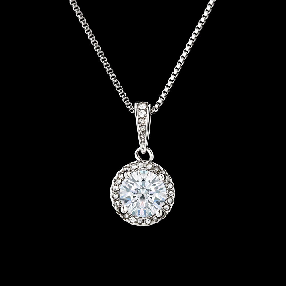 My Amazing Mom | Eternal Hope Necklace | Merry Christmas | Message Card Jewelry Gift