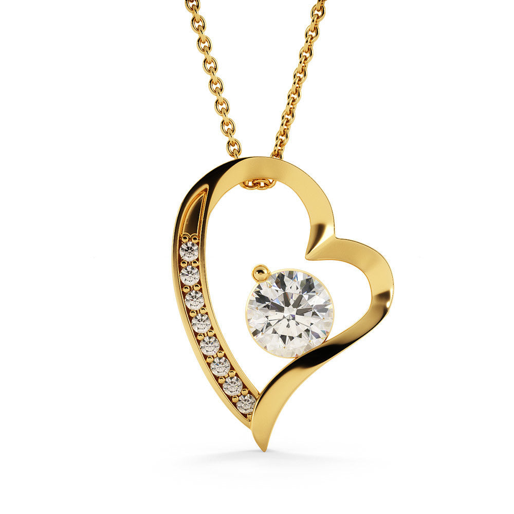 Merry Christmas Bonus Mom!!! | Forever Love Necklace | Message Card Jewelry
