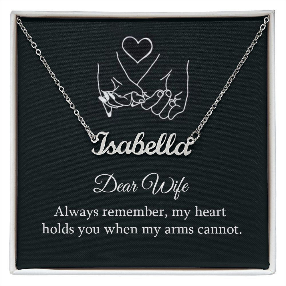 Your Wife Will Love This Personalized Name Necklace!!!