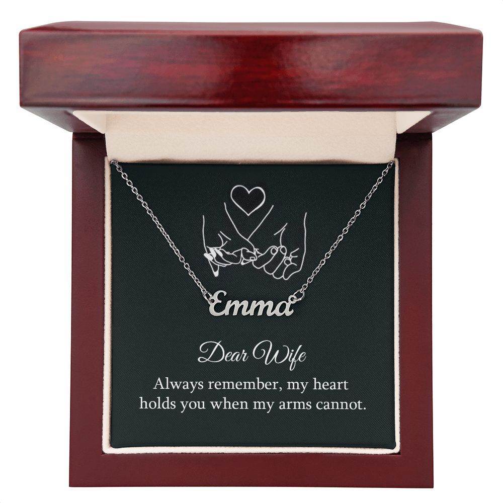 Your Wife Will Love This Personalized Name Necklace!!!