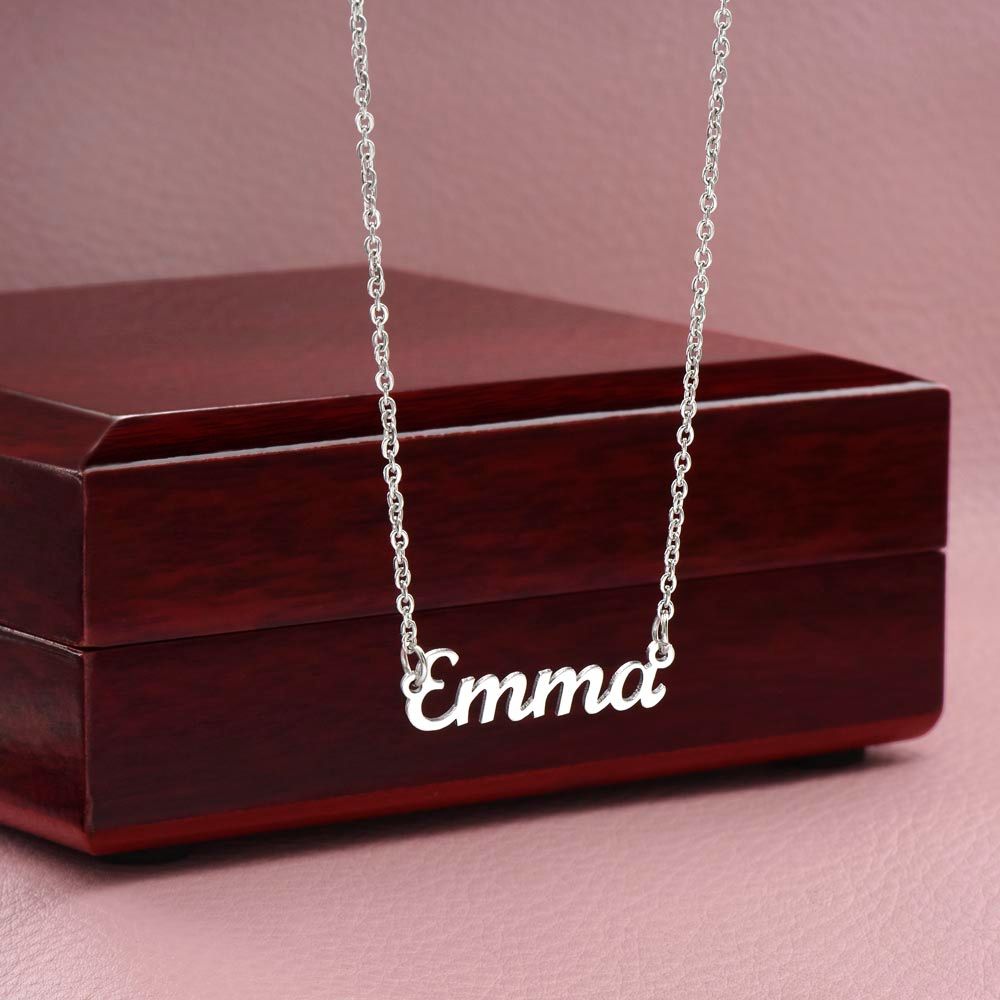 Your Wife Will Love This Personalized Name Necklace!!!