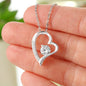 To My Wife... You Are My Love & My Forever - Anniversary, Valentines Day, Birthday Wife Gift - Forever Love Necklace