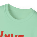 Love Actually Is All Around T-Shirt | Retro Valentine's Day Shirt, Positive Quote Tee, 13 Color Options, Unisex Gift Idea