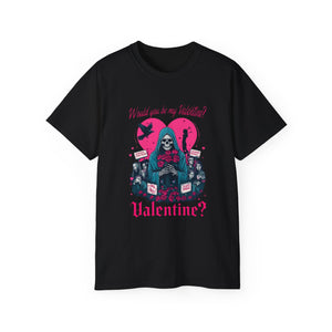 Would You Be My Valentine | Unisex Ultra 100% US Cotton Tee | T-shirt, Funny Tshirt | Valentine's Day, Girlfriend, Boyfriend