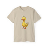 Grumpy Duck T-Shirt | Funny Tired Duck Shirt | Cute Sarcastic Animal Tee Gift for Duck Lovers, Coffee Fans & Lazy Mood Humor Outfit
