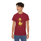 Grumpy Duck T-Shirt | Funny Tired Duck Shirt | Cute Sarcastic Animal Tee Gift for Duck Lovers, Coffee Fans & Lazy Mood Humor Outfit