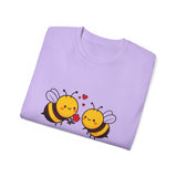 Bee Mine Valentine's Day Be Mine |  Ultra 100% US Cotton Tee | BFF T-shirt, Lovers Mens/Womens Tshirt Gift For Valentines