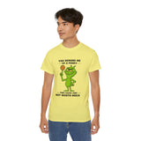 Funny Sarcastic Grinch-Inspired T-Shirt | Two-Faced Penny Joke Tee | Green Monster Graphic | Unisex Gift for Men & Women