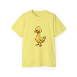 Grumpy Duck T-Shirt | Funny Tired Duck Shirt | Cute Sarcastic Animal Tee Gift for Duck Lovers, Coffee Fans & Lazy Mood Humor Outfit