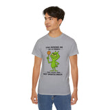 Funny Sarcastic Grinch-Inspired T-Shirt | Two-Faced Penny Joke Tee | Green Monster Graphic | Unisex Gift for Men & Women