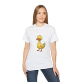 Grumpy Duck T-Shirt | Funny Tired Duck Shirt | Cute Sarcastic Animal Tee Gift for Duck Lovers, Coffee Fans & Lazy Mood Humor Outfit