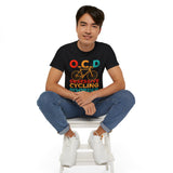 OCD Obsessive Cycling Disorder | Funny Tee-Shirt, Silly Saying T-Shirt, Great Gift For Bicyclists Clothing Shirt