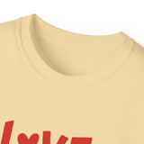 Love Actually Is All Around T-Shirt | Retro Valentine's Day Shirt, Positive Quote Tee, 13 Color Options, Unisex Gift Idea