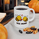 Bee Mine Valentine's Day Be Mine Coffee Mug | BFF, Lovers, Valentines White Ceramic Novelty Mug 11/15oz