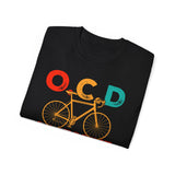 OCD Obsessive Cycling Disorder | Funny Tee-Shirt, Silly Saying T-Shirt, Great Gift For Bicyclists Clothing Shirt