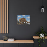 Mountain Lion Canvas Art - Nature Wall Decor, Wild Animal Print, Home Decor, Gift for Nature Lovers, Wildlife Photography