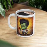 I  Am Not Grumpy... Im Just Concentrating On My Coffee | Coffee Lovers, Hulk, Retired | White Ceramic Mug 11/15oz