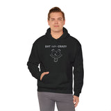 Bat Sh*t Crazy Hoodie - Funny Silly Face Graphic Hoodie Sweatshirt