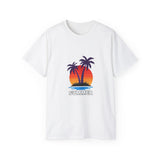 Tropical Summer | Motivational T-Shirt, Summertime, Beach Time, Gift For Him 0r Her, Inspirational Unisex Tee, Novelty Clothing Shirt