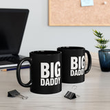 Big Daddy | Humous, BFF, Family Love | Black Ceramic Mug 11/15oz