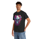 Skull Face DL-27 Unisex Heavy Cotton T-Shirt