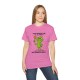 Funny Sarcastic Grinch-Inspired T-Shirt | Two-Faced Penny Joke Tee | Green Monster Graphic | Unisex Gift for Men & Women