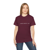 FDT Upside Down USA Flag Back, Freedom Democracy Truth Front - Patriotic Political Statement Tee American Flag