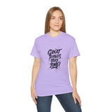 Great Things Take Time | Motivational T-Shirt, Inspirational Gift For Him 0r Her Unisex Tee, Novelty Clothing Shirt