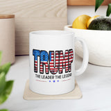 TRUMP The Leader The Legend | President Donald Trump, POTUS, USA | White Ceramic Novelty 11/15oz Mug