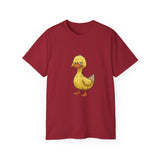 Grumpy Duck T-Shirt | Funny Tired Duck Shirt | Cute Sarcastic Animal Tee Gift for Duck Lovers, Coffee Fans & Lazy Mood Humor Outfit