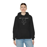 Bat Sh*t Crazy Hoodie - Funny Silly Face Graphic Hoodie Sweatshirt