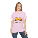 Bee Mine Valentine's Day Be Mine |  Ultra 100% US Cotton Tee | BFF T-shirt, Lovers Mens/Womens Tshirt Gift For Valentines