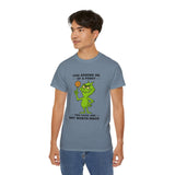 Funny Sarcastic Grinch-Inspired T-Shirt | Two-Faced Penny Joke Tee | Green Monster Graphic | Unisex Gift for Men & Women