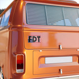 FDT Upside Down USA Flag Bumper Sticker - In Distress, Pain - Weatherproof  & Waterproof - Anti Trump - FDT - American Flag