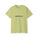 Smile More  | Motivational, Don't Worry Be Happy T-Shirt, Inspire Clothing Shirt, USA