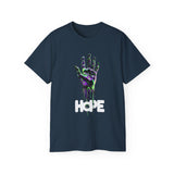 HOPE Neon Dripping Hand T-Shirt – Bold Futuristic Design, Eye-Catching Streetwear, Inspire & Stand Out in Style!