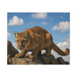 Mountain Lion Canvas Art - Nature Wall Decor, Wild Animal Print, Home Decor, Gift for Nature Lovers, Wildlife Photography
