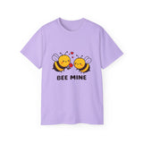 Bee Mine Valentine's Day Be Mine |  Ultra 100% US Cotton Tee | BFF T-shirt, Lovers Mens/Womens Tshirt Gift For Valentines