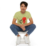 Minimalist Crow T-Shirt – Sunset Bird on Branch Design – Aesthetic Nature Graphic Tee – Japanese Style Shirt for Men & Women