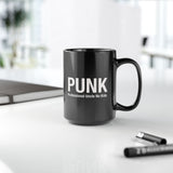 PUNK Professional Uncle No Kids  | Funny Gift for Uncles, Unique Uncle Coffee Mug | Black Ceramic Novelty Mug 11/15oz