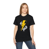 Be Bold - Lightning Bolt |  Ultra 100% US Cotton Tee | Funny T-shirt, Sarcastic Street Art Statement Mens/Womens Tshirt