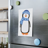 Winter Penguin Note Pads, Cute Stationery for Holiday Lists, Gift for Teachers, Children's Notes, Winter Decor