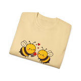 Bee Mine Valentine's Day Be Mine |  Ultra 100% US Cotton Tee | BFF T-shirt, Lovers Mens/Womens Tshirt Gift For Valentines