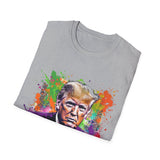 Trump 2024 - Mixed Colors | President Trump, Donald Trump, MAGA, POTUS, Drain The Swamp  | Unisex Softstyle T-Shirt