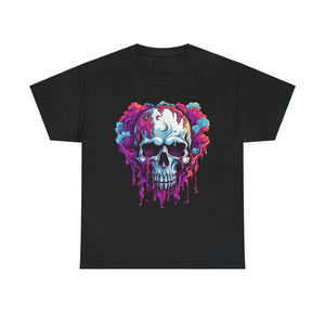 Skull Face DL-27 Unisex Heavy Cotton T-Shirt