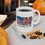 TRUMP The Leader The Legend | President Donald Trump, POTUS, USA | White Ceramic Novelty 11/15oz Mug