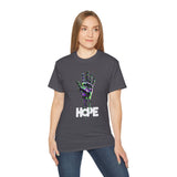 HOPE Neon Dripping Hand T-Shirt – Bold Futuristic Design, Eye-Catching Streetwear, Inspire & Stand Out in Style!