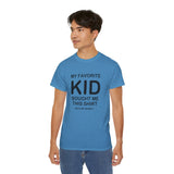 Funny Parent T-Shirt - "My Favorite Kid Bought Me This Shirt" - Humorous Family Gift - Father's Day, Birthday, Dad, Mom Tee